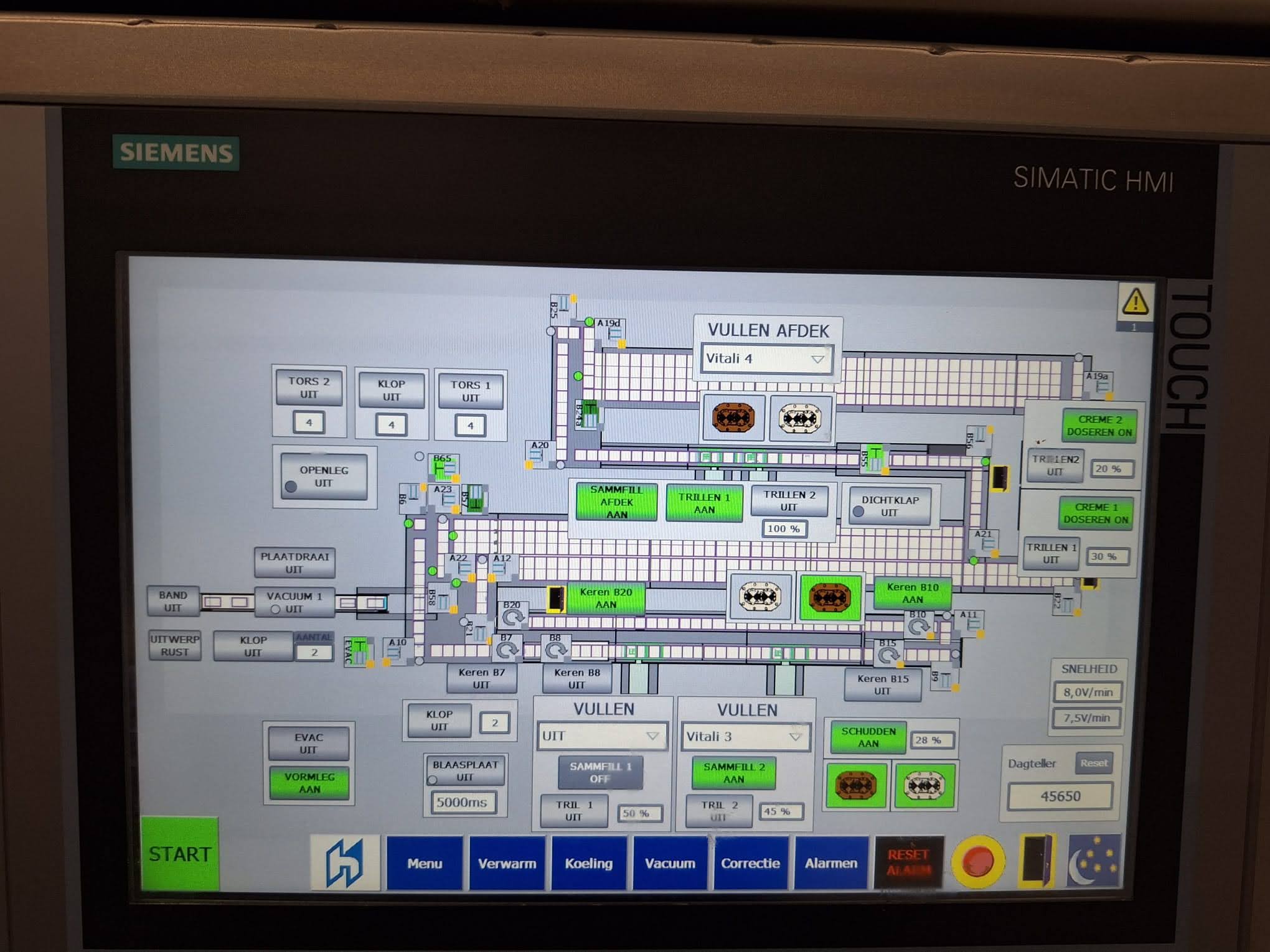 HMI Hacos Moulding Line