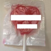 Heart lollipop